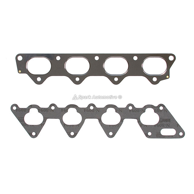 Head Gasket Set Intake Exhaust Valves Fit 93-96 Eagle Plymouth Mitsubishi 2.4