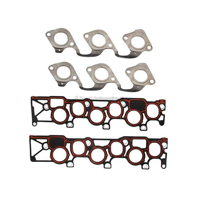 Head Gasket Set Intake Exhaust Valves Fit 97-98 Ford Windstar 3.8L w/ 4mm Intake