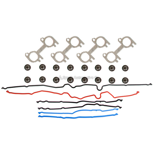 Full Gasket Set Intake Exhaust Valves Fit 02-03 Ford F150 4.6L WINDSOR
