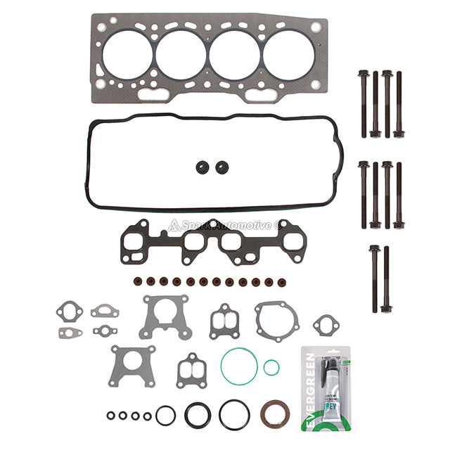 Head Gasket Set Intake Exhaust Valves Fit 87-94 Toyota Tercel 1.5L SOHC 3E 3EE