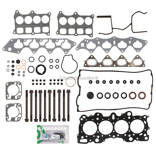 MLS Head Gasket Set Valves Timing Belt Kit Fit 94-01 Acura Integra B18C1 B18C5