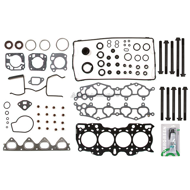 MLS Head Gasket Set Valves Timing Belt Kit Fit 90-05 Acura Integra B18A1 B18B1