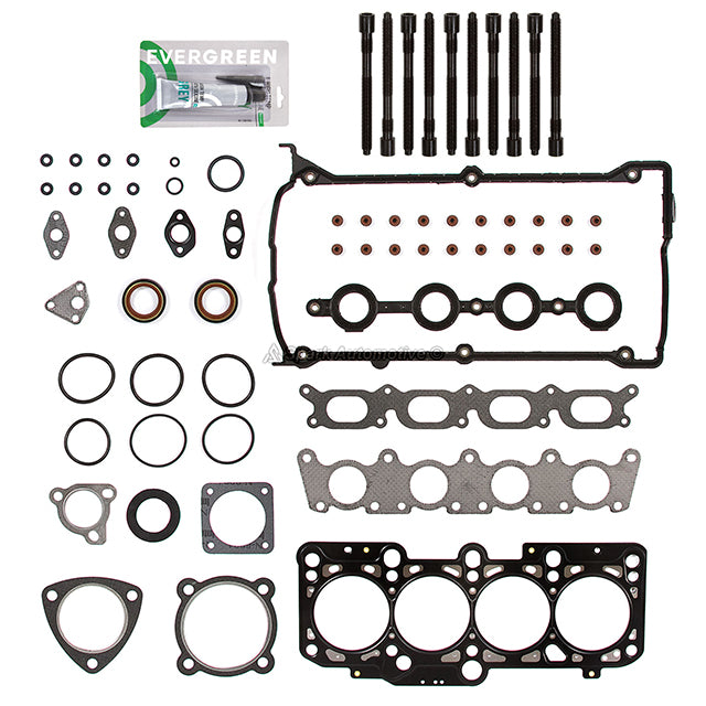 Head Gasket Set Valves Timing Belt Kit Fit 00-06 Volkswagen Audi Turbo 1.8L 20V