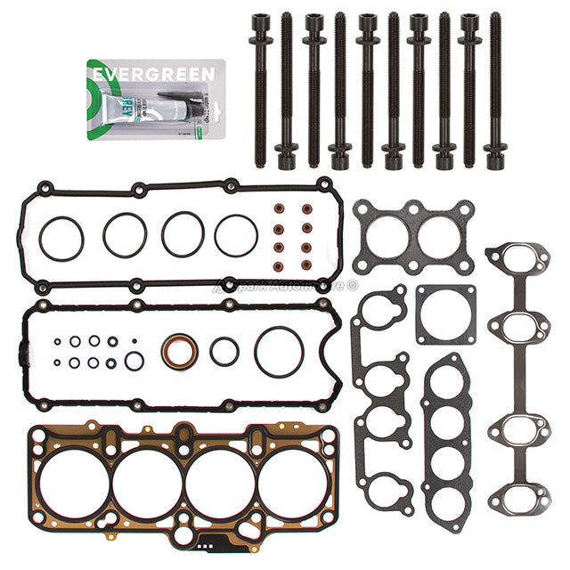 Head Gasket Set Valves Timing Belt Kit Fit 98-03 Volkswagen Golf Jetta Beetle 8V