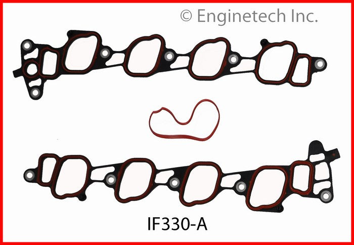 Enginetech Engine Intake Manifold Gasket for Ford E-350, Expedition, F-150 & More (Part #IF330-A)