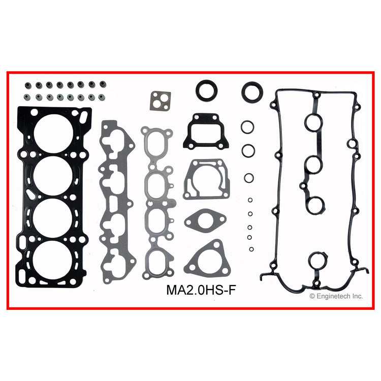 Enginetech MA2.0K-4 Engine Full Gasket Set for Mazda 626 and Ford Probe