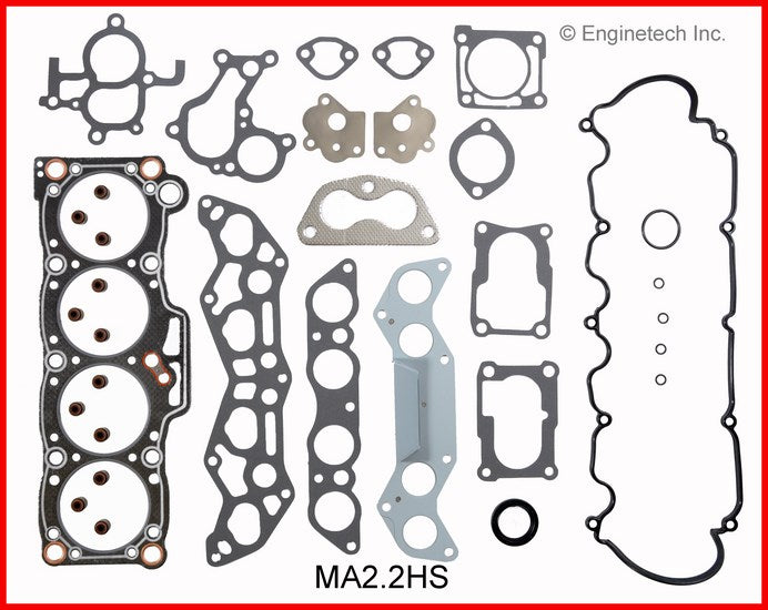 Enginetech MA2.2HS Engine Cylinder Head Gasket Set for Mazda and Ford Vehicles