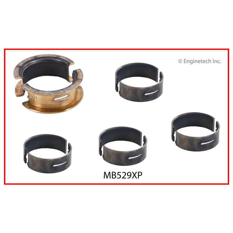 Enginetech High Performance Engine Full Crankshaft Main Bearing Set (Part MB529XP001)