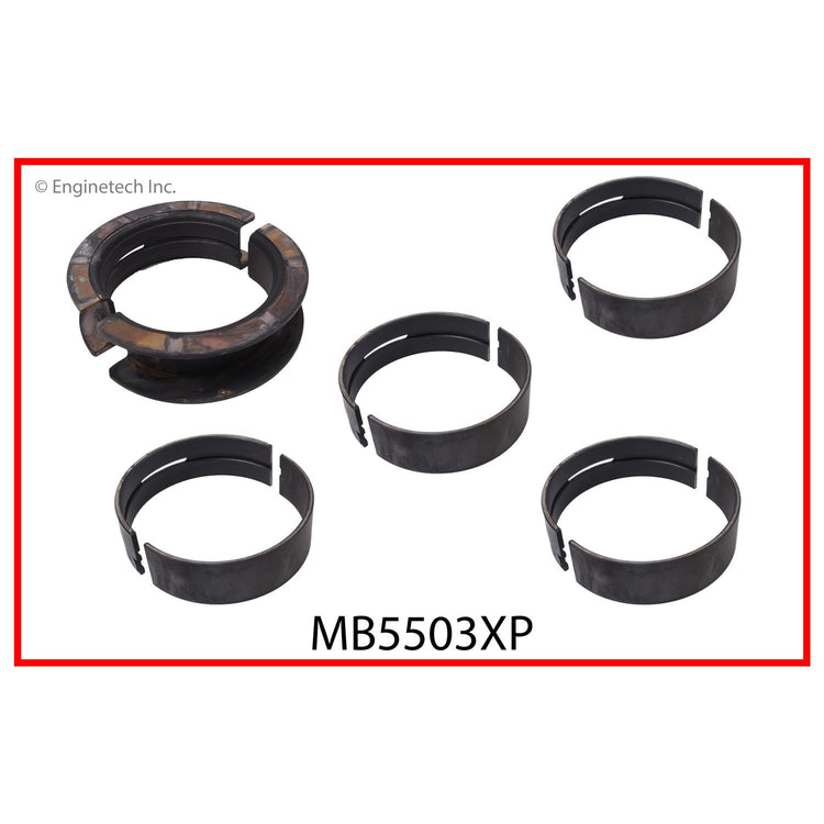 Enginetech High Performance Engine Full Crankshaft Main Bearing Set (Part MB5503XP001)