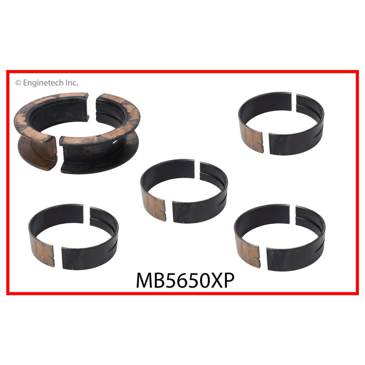 Enginetech MB5650XP020 High Performance Engine Full Crankshaft Main Bearing Set