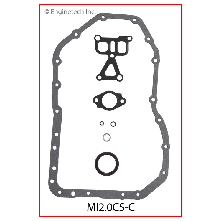 Enginetech Mitsubishi Lancer Engine Lower End Gasket Set (Part Number MI2.0CS-C)
