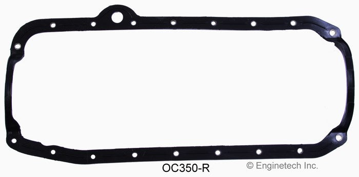 Enginetech OC350-R Engine Oil Pan Gasket for GMC and Chevrolet Cars and Trucks