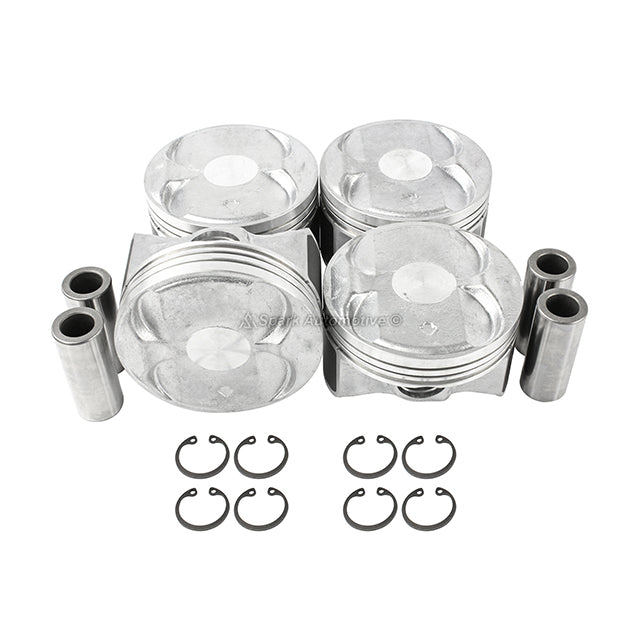 Pistons w/ Rings fit Fits 09-12 Honda Civic Acura 2.4L DOHC