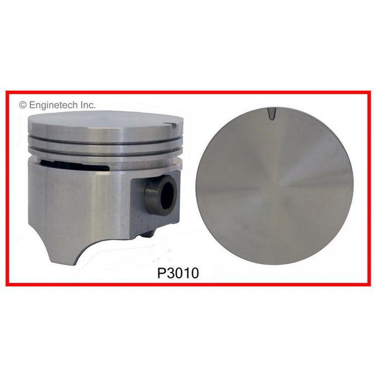 Enginetech P3010(6).50 Engine Piston Set Without Rings for Isuzu Trooper and Jeep Models