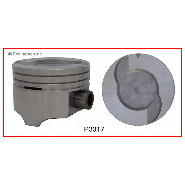 Enginetech P3017(6).50 Engine Piston Set Without Rings for Ford Mustang and Taurus