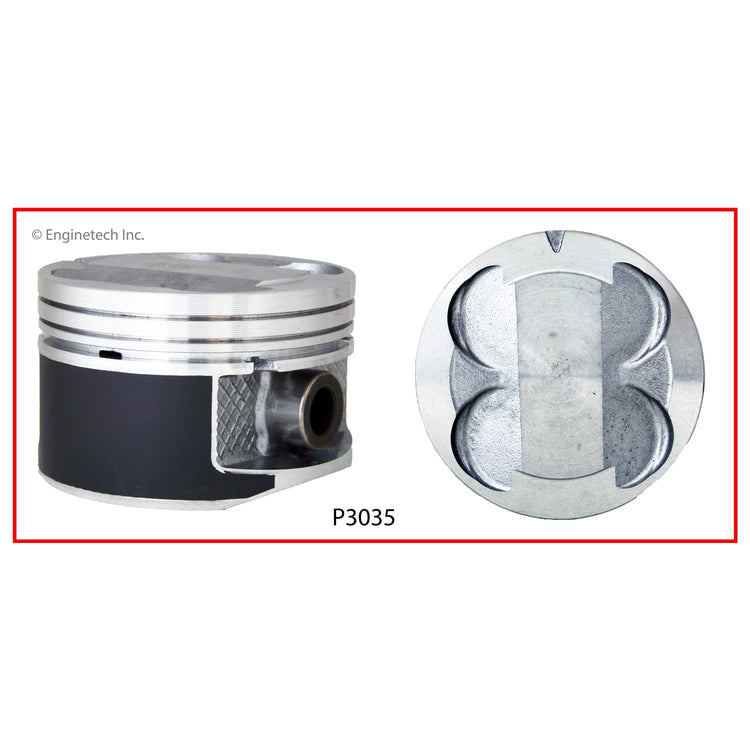 Enginetech P3035(6).50 Engine Piston Set Without Rings for Chrysler Concorde and LHS
