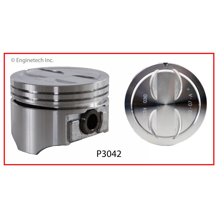 Enginetech P3042(1)040 Single Piston for Chevy C1500 & C2500 Engines