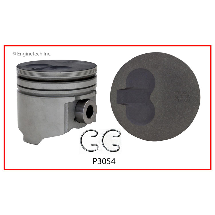 Enginetech P3054(1)STD Engine Single Piston - Without Rings