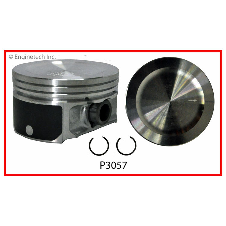 Enginetech P3057(1.75) Engine Single Piston Without Rings for Ford E-350 Super Duty