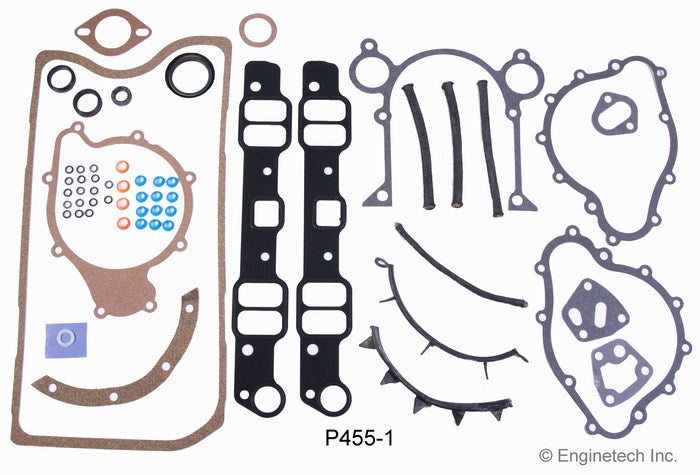 Enginetech P455-1 Engine Full Gasket Set for Pontiac Vehicles