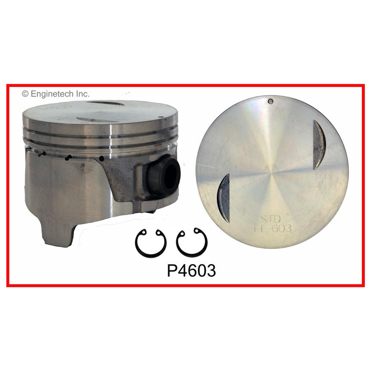 Enginetech P4603(1)STD Single Piston for Nissan and Infiniti Engines