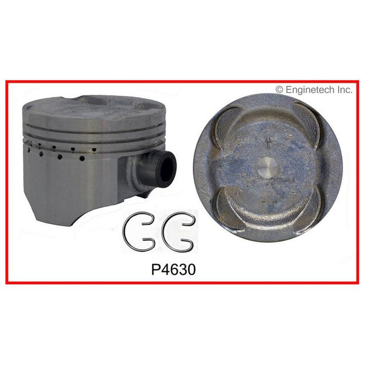 Enginetech Piston Set Without Rings for Suzuki Sidekick and Chevrolet Tracker