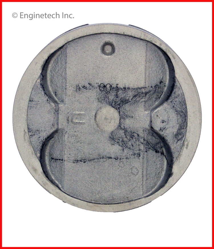 Enginetech P4649(4).50 Engine Piston Set Without Rings for Toyota Corolla & MR2