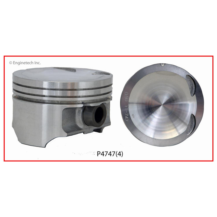 Enginetech P4747(1)STD Single Piston for Isuzu and Daewoo Engines