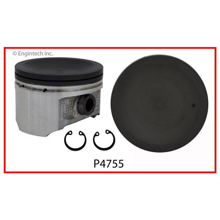Enginetech P4755(1).50 Engine Single Piston Without Rings for Nissan Vehicles