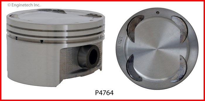 Enginetech P4764(6).50 Engine Piston Set Without Rings for 2004 Isuzu Rodeo