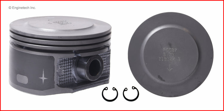 Enginetech P4807(1).50 Engine Single Piston Without Rings for 2004-2007 Jeep and Dodge Models