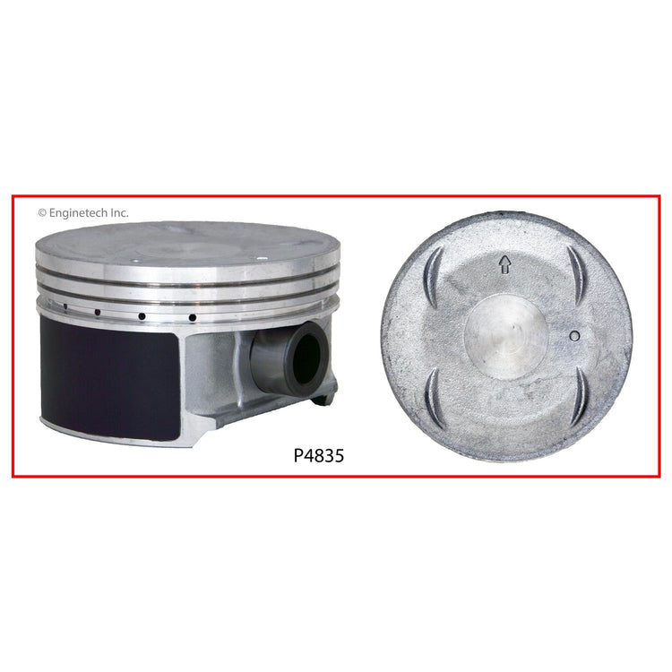 Enginetech P4835(6)STD Engine Piston Set Without Rings for Honda Odyssey (1999-2001)