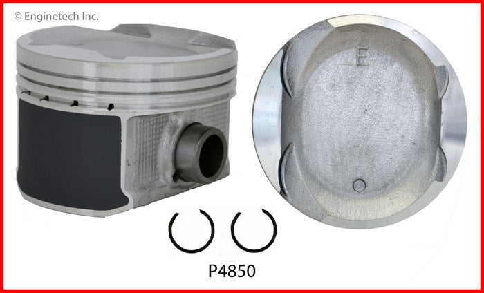 Enginetech P4850(4).50 Engine Piston Set Without Rings for Toyota RAV4 (2001-2003)