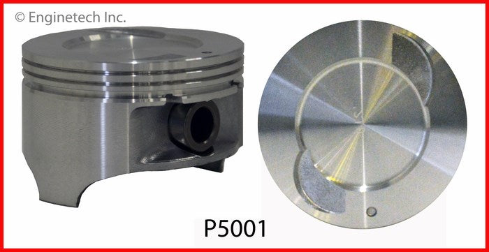 Enginetech P5001(4)STD Engine Piston Set Without Rings for Mazda B2500 and Ford Ranger