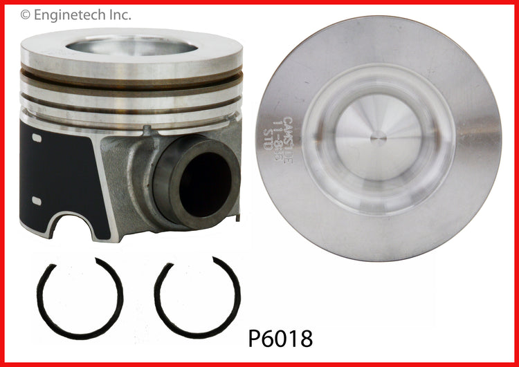 Enginetech P6018(8).75 Engine Piston Set Without Rings for Ford F-250 and F-350 Super Duty 2008-2010