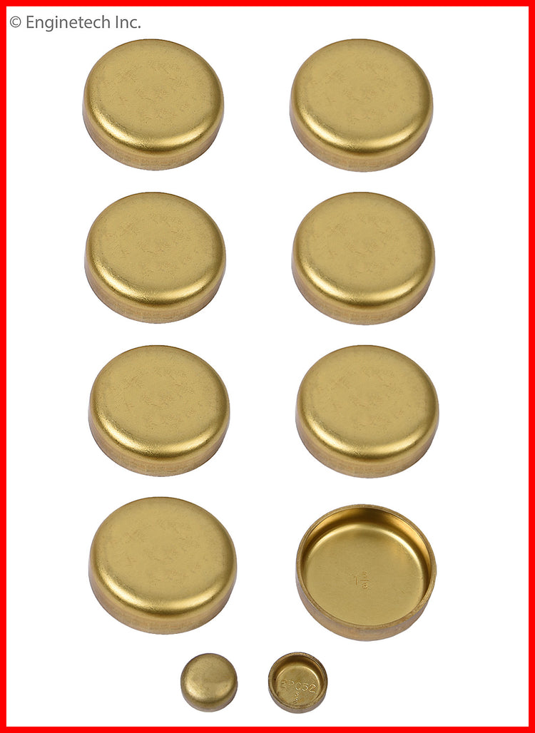 Enginetech Brass Engine Expansion Plug Kit PK253B for Chrysler Vehicles