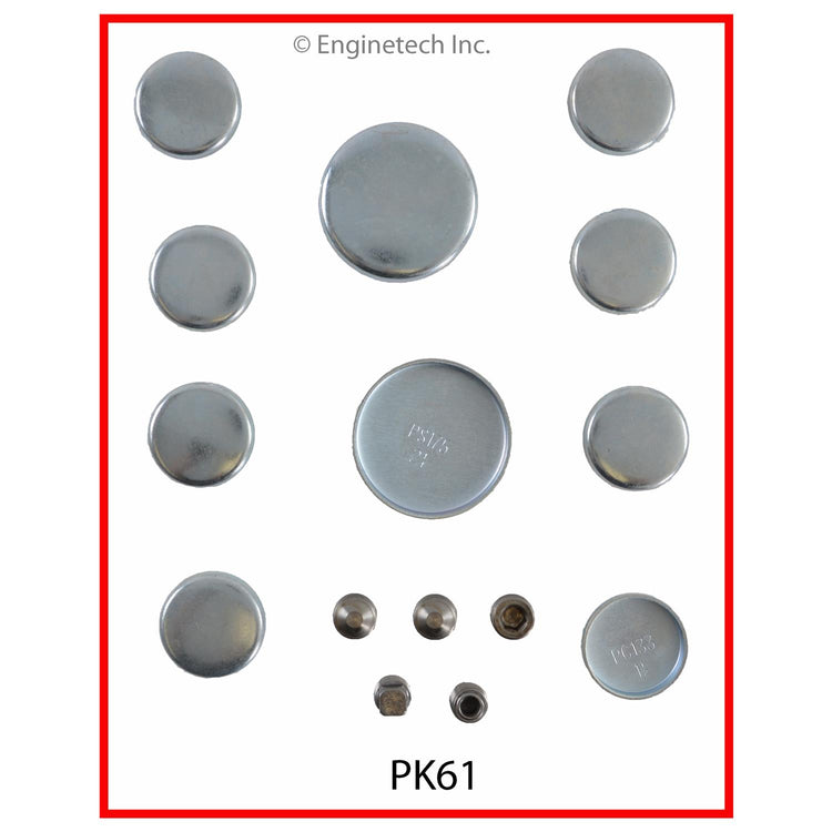 Enginetech PK61 Iron Engine Expansion Plug Kit for Ford and Mercury Vehicles