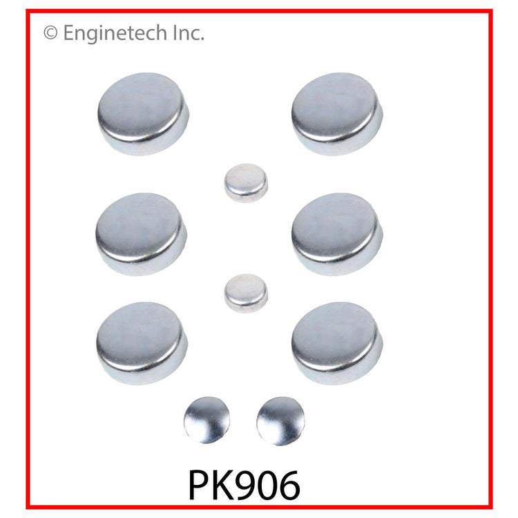 Enginetech PK906 Engine Expansion Plug Kit for Isuzu Vehicles - Iron Material