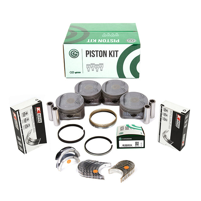 Full Gasket Set Pistons Bearings Fit 98-99 Ford Contour Escort 2.0