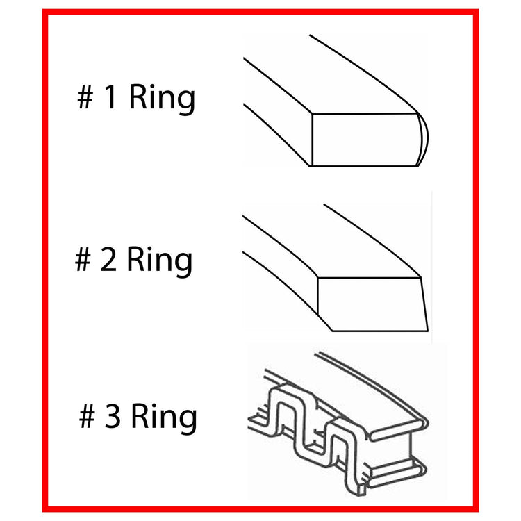 Enginetech R39116-STD Engine Cast Iron Piston Ring Set for Dodge B150 and B250 (1992-1998)