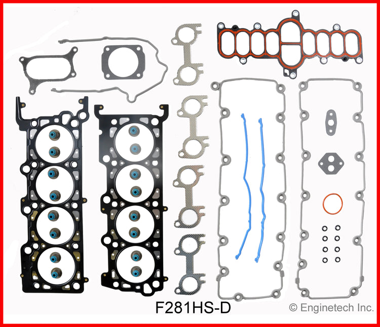 Enginetech RCF281DP-STD Engine Rebuild Kit for Ford Cars and Trucks