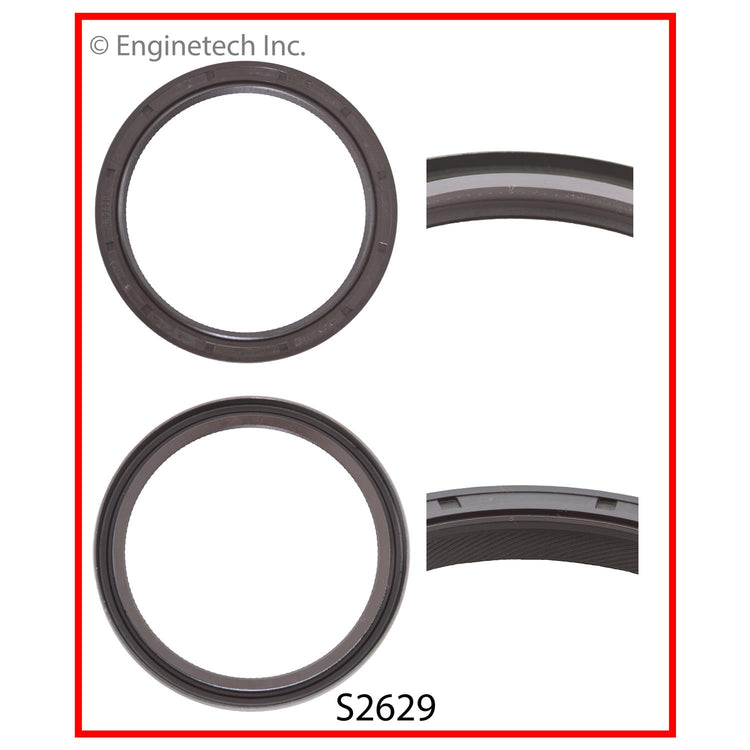 Enginetech S2629 Engine Rear Crankshaft Seal with Viton Material