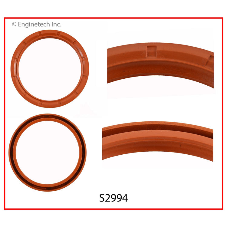 Enginetech S2994 Engine Rear Crankshaft Seal with Offset Double Lip Design