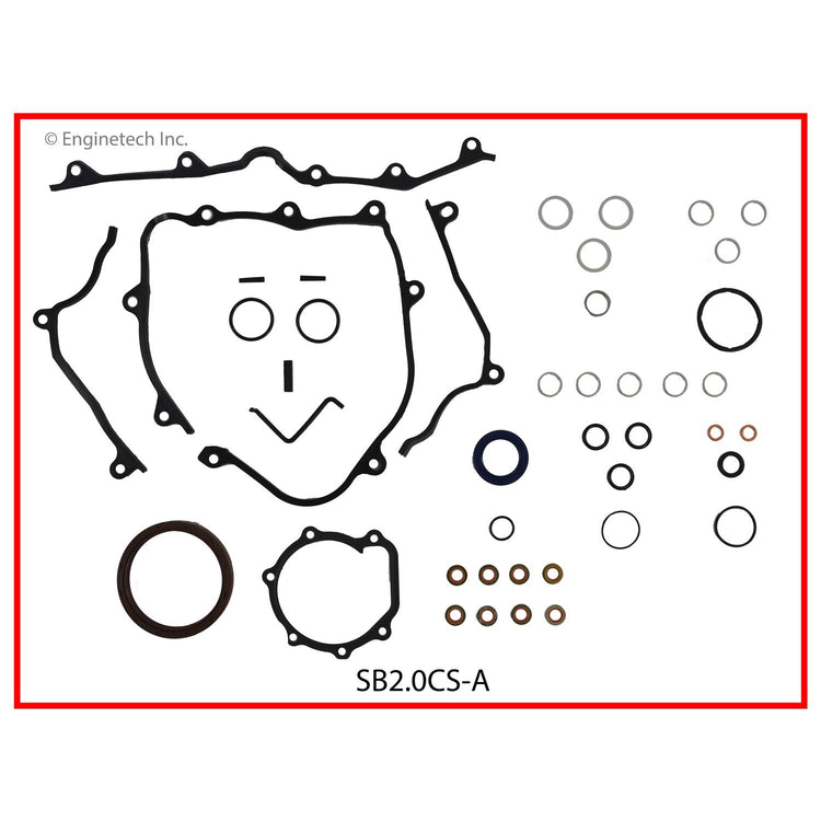 Enginetech SB2.0CS-A Engine Lower End Gasket Set for Subaru and Saab Vehicles