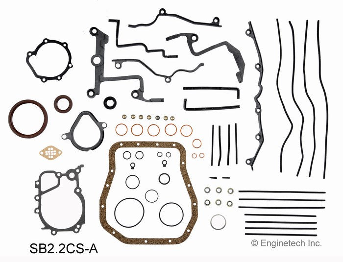 Enginetech SB2.2CS-A Engine Lower End Gasket Set for Subaru Vehicles