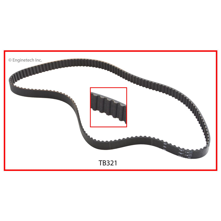 Enginetech TB321 Engine Timing Belt for Volkswagen Vehicles