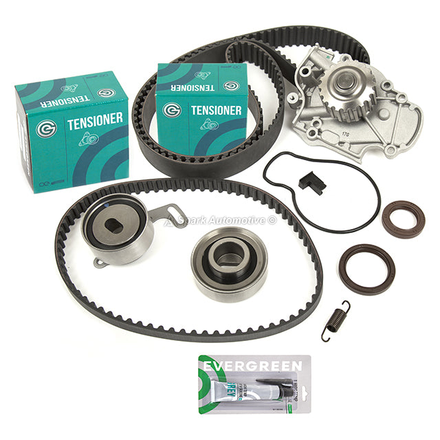 Head Gasket Set MLS Timing Belt Kit Water Pump Fit 94-97 Honda F22B2 F22B6