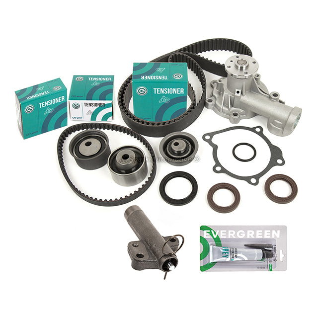Head Gasket Set Valves Timing Belt Kit Fit 96-98 Mitsubishi Eagle 2.0L 4G63T