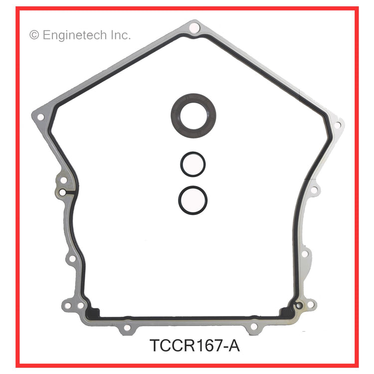 Enginetech TCCR167-A Engine Timing Cover Gasket Set for Dodge and Chrysler Vehicles