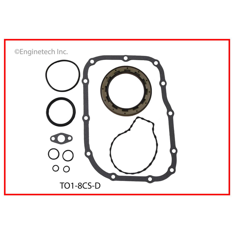 Enginetech TO1.8CS-D Engine Lower End Gasket Set for Toyota Prius, Corolla, and More